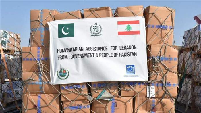 Pakistan sends assistance to Lebanon in response to Israeli attacks 