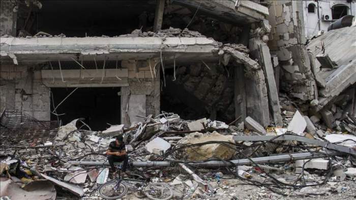Israeli airstrikes on central Gaza Strip kill 8 Palestinians 