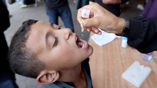 WHO: Polio vaccinations in northern Gaza will resume this weekend
