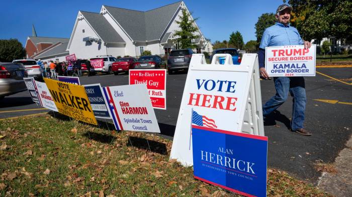 US presidential election: North Carolina sees record early voting