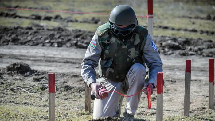 Azerbaijan defuses nearly 240 landmines in liberated areas over past week