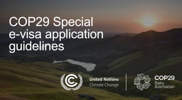 Azerbaijan introduces free ‘COP29 special visa’ for conference participants