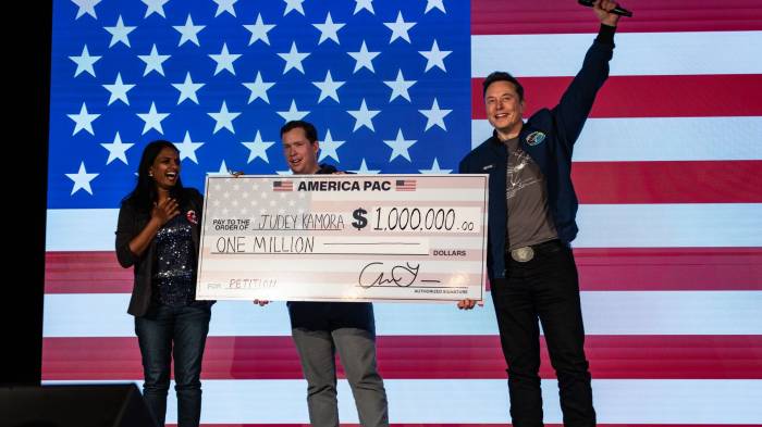 US judge rules Elon Musk's $1M voter giveaway can continue