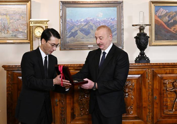 News about - “Chinghiz Aitmatov” Order bestowed upon President Ilham Aliyev in Bishkek