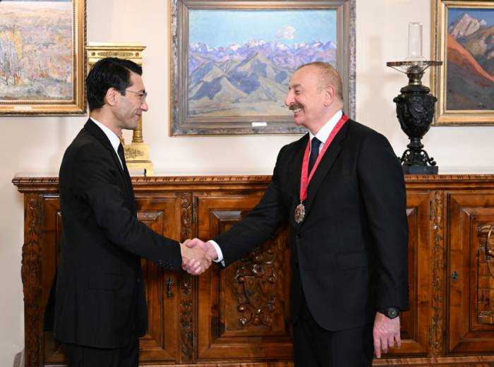 News about - “Chinghiz Aitmatov” Order bestowed upon President Ilham Aliyev in Bishkek
