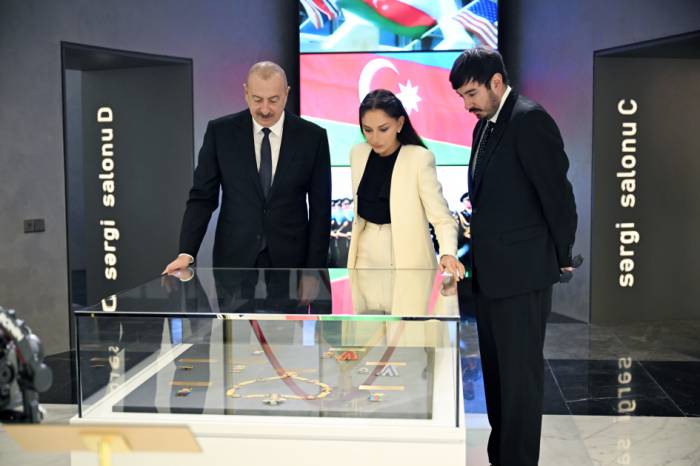 News about - President Ilham Aliyev raises Azerbaijan's tricolor flag at National Flag Square