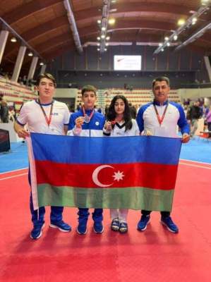 2024/11/taekw-1731340907.jpg + Azerbaijani female taekwondo cadets win two golds at European Championship News about - Azerbaijani female taekwondo cadets win two golds at European Championship