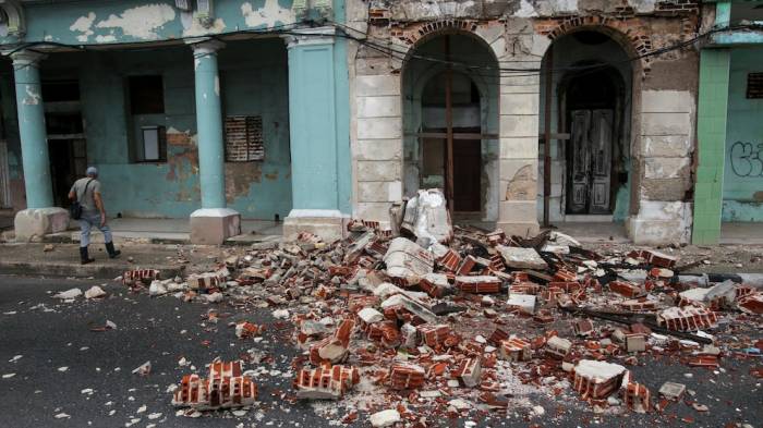 Powerful earthquake strikes Cuba 