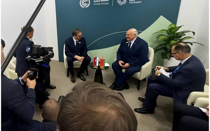 Lukashenko calls for stronger Belarus-Serbia ties at meeting with Vucic in Baku