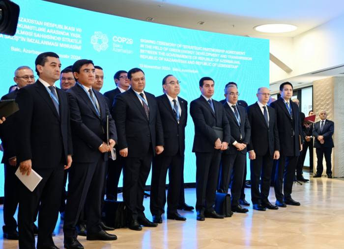 News about - Azerbaijan, Kazakhstan, Uzbekistan ink agreement on strategic green energy partnership