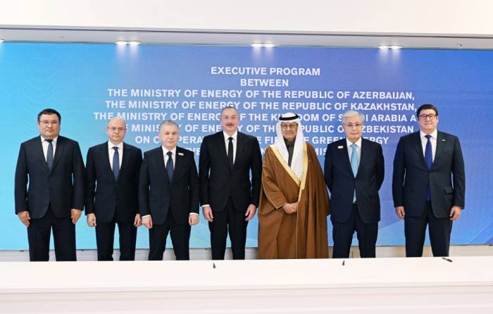 News about - Azerbaijan, Kazakhstan, Uzbekistan ink agreement on strategic green energy partnership