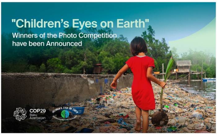 COP29 in Baku features 'Children’s Eyes on Earth' international photo contest