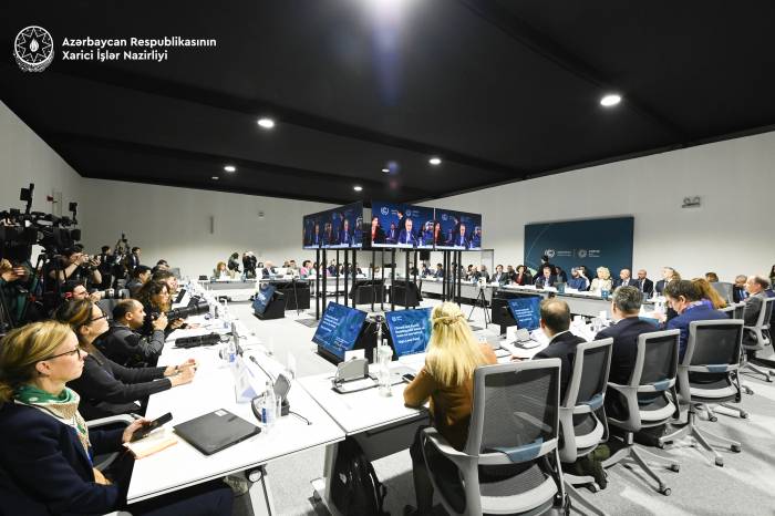 COP29 in Baku features high-level panel on climate and peace