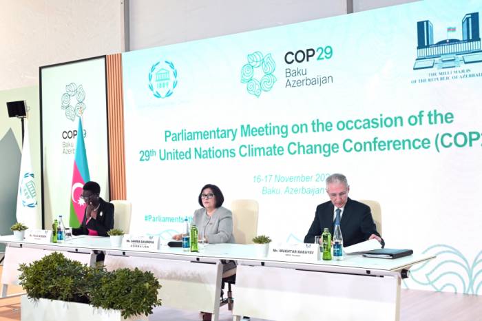 COP29: Parliamentary meeting begins in Baku with over 90 delegations from 66 countries