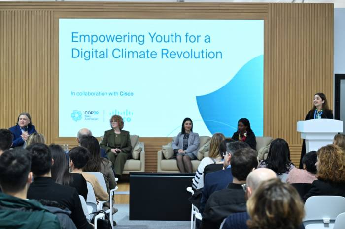 COP29 in Baku highlights contribution of youth to digital climate revolution