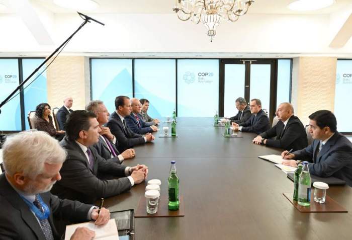President of Azerbaijan Ilham Aliyev met with U.S. delegation led by member of House of Representatives 