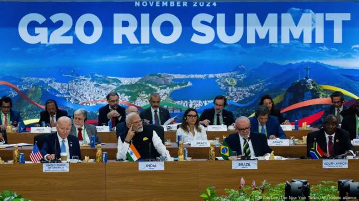 G20 leaders adopt Rio de Janeiro Declaration