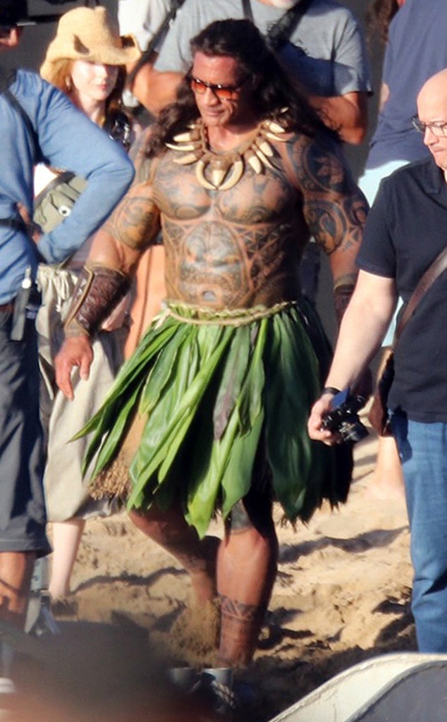 News about - Dwayne Johnson’s stunning Maui transformation for Moana live-action remake
