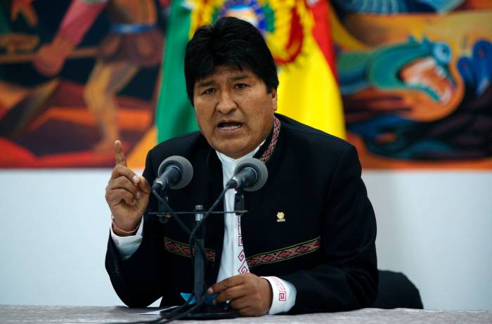 Bolivia’s ex-president Morales criticizes Trump over alleged involvement in 2019 coup