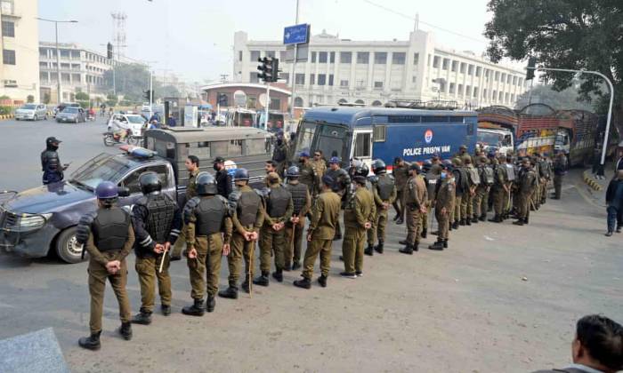 Pakistan's capital locked down to block rally by Imran Khan supporters 