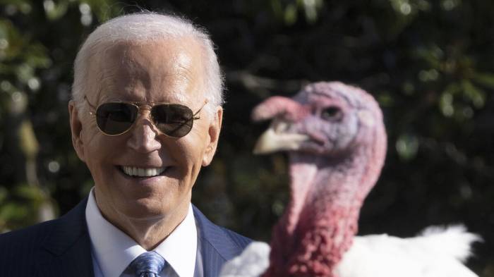 Joe Biden kicks off final White House holiday season with turkey pardons 