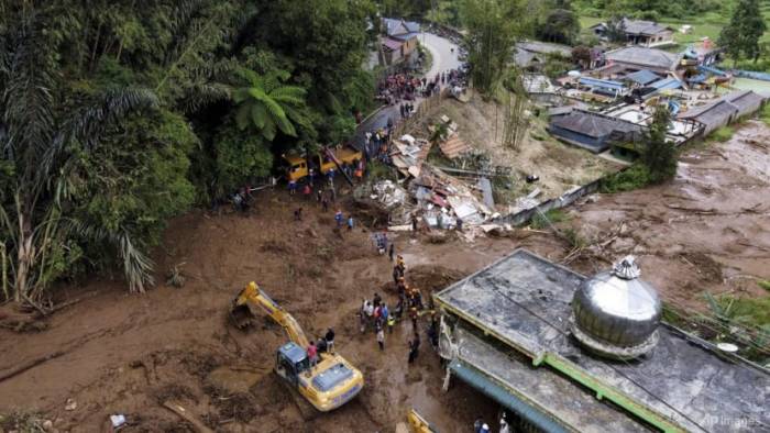 At least 20 dead as floods, landslides devastate western Indonesia