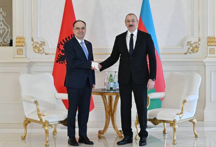 President Aliyev offers national holiday greetings to Albanian counterpart