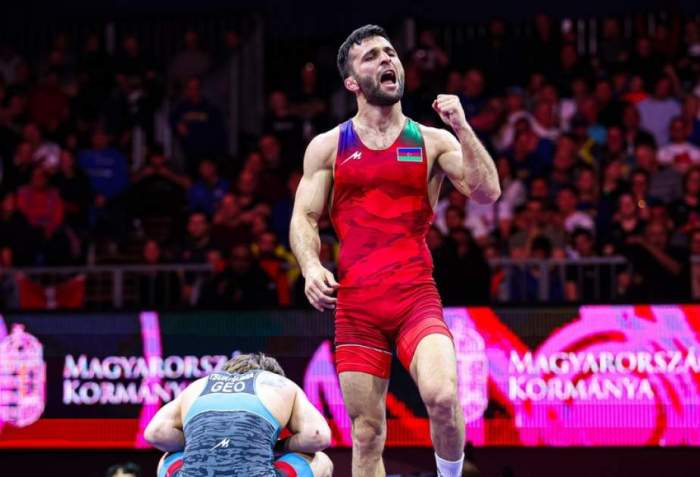 Two Azerbaijani Greco-Roman wrestlers lead world rankings 