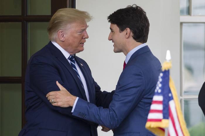 Canada's Trudeau meets with Trump amid tariff threats over border issues