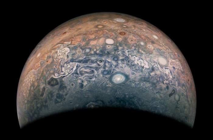 NASA spacecraft captures stunning new images after 66th flyby of Jupiter