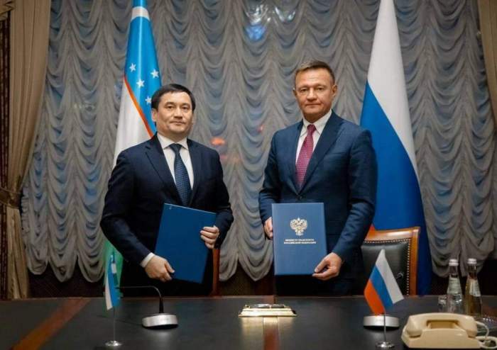 Russia, Uzbekistan discuss railway projects and Caspian Sea routes