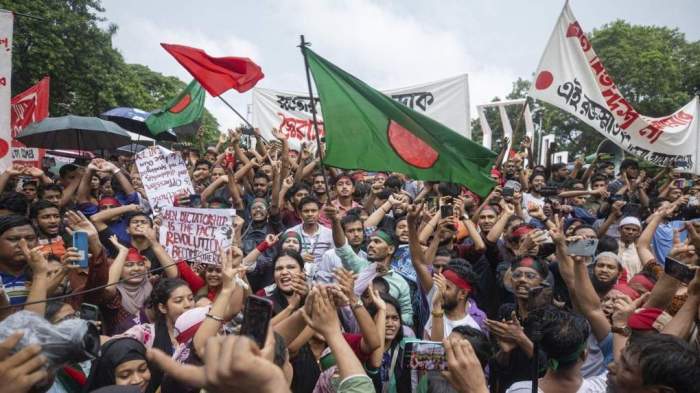 Approximately 1,500 people killed during Bangladesh protests that led to PM Hasina's ouster