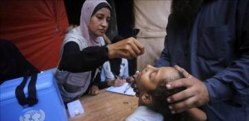 Israeli assault disrupts polio vaccination efforts for children in northern Gaza 