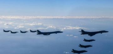 S. Korea, US, Japan conduct joint air drills with B-1B bomber