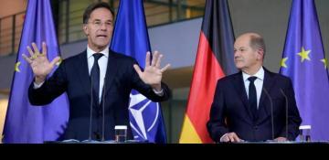 Germany's Chancellor Scholz meets NATO Secretary General in Berlin 