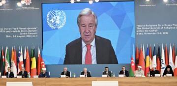 Religious leaders play crucial role in advancing climate action, UN chief tells Baku summit 