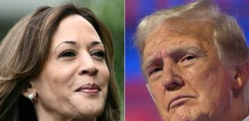 First US election results show 3-3 tie between Trump and Harris