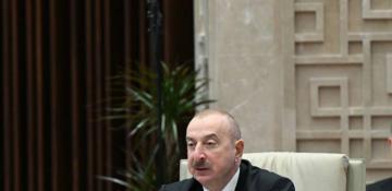 President Aliyev: Transportation through Azerbaijani territory via East-West transport corridor grows