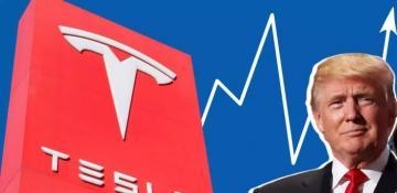 Tesla's stock soars following Trump's victory 