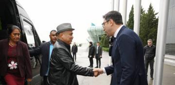 Tuvalu’s premier arrives in Baku for COP29