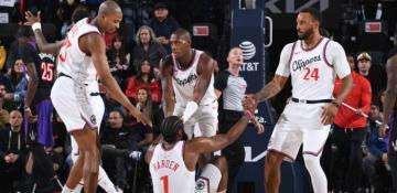 NBA: Clippers hold on to beat Raptors 105-103 for fourth straight win