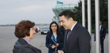 North Macedonia's president arrives in Azerbaijan