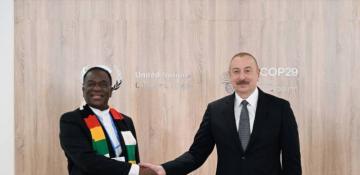 Presidents of Azerbaijan, Zimbabwe hail effective cooperation within int'l organizations 