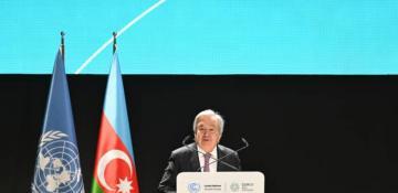 Small island states ‘on the sharp end of colossal injustice’, UN chief says at COP29