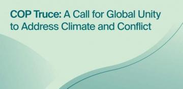 “COP Truce” calls for halt to military operations during conference month 