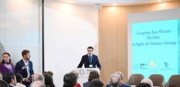 COP29 hosts key meeting on Caspian Sea water decline