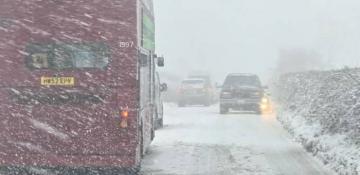 Storm Bert disrupts travel across UK with snow and strong winds