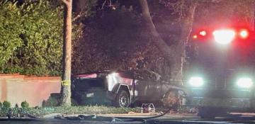 Three killed, one injured in Tesla Cybertruck crash in California  VIDEO 