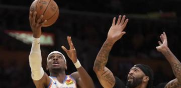 Shai Gilgeous-Alexander leads Thunder to 101-93 win over Lakers in NBA Cup