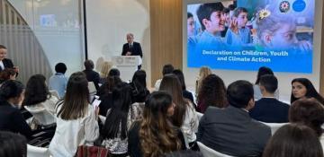 Azerbaijan pledges to prioritize children in climate policy 